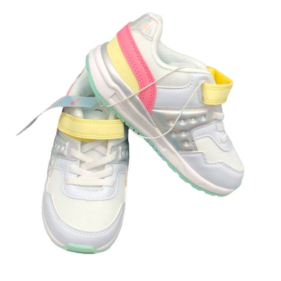 Cat & Jack Other - Cat & Jack Girls White Honor Sneaker Hook and Loop Size 10W NEW
